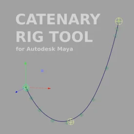 Catenary rig tool for Autodesk Maya
