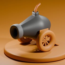 Low Poly cannon