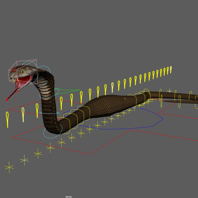 Snake Skeleton Rig Snake Advance Rig - AnimProps