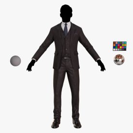 Men Pans with Shirt Blazer and Shoes Vest Premium