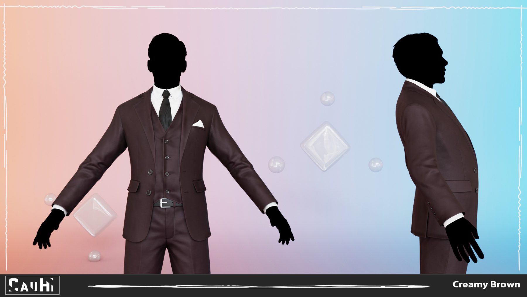 Men Pans with Shirt Blazer and Shoes Vest Burgundy - Image 5