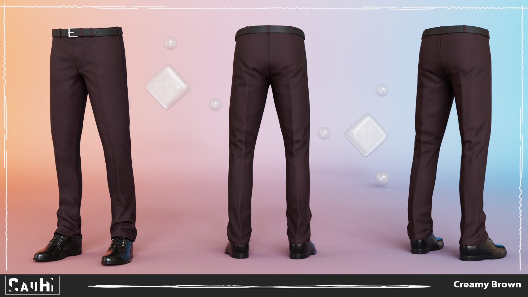 Men Pans with Shirt Blazer and Shoes Vest Burgundy - Image 9