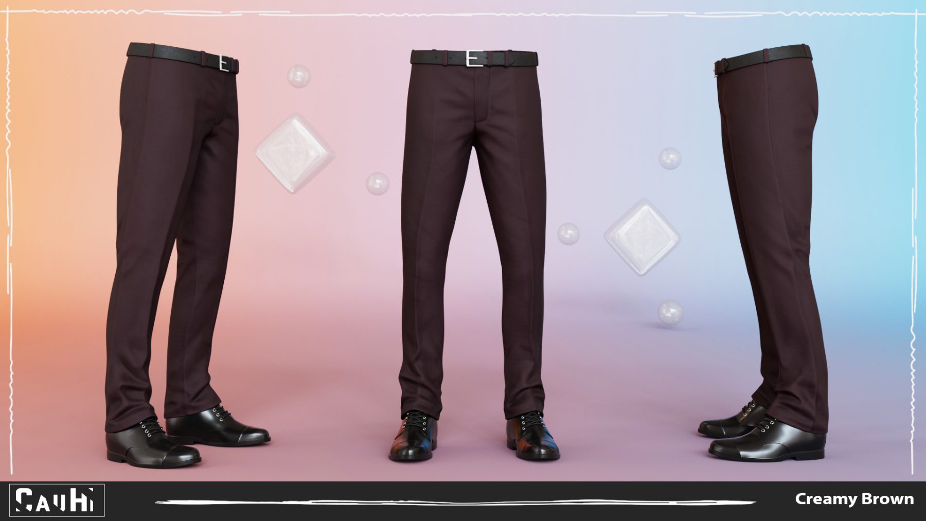 Men Pans with Shirt Blazer and Shoes Vest Burgundy - Image 10