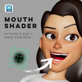 Mouth Shader - Maya Python Tool