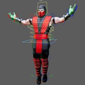 Ermac (Mortal Kombat) Maya Rig