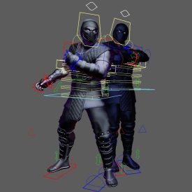 Noob Saibot (Mortal Kombat) Maya Rig