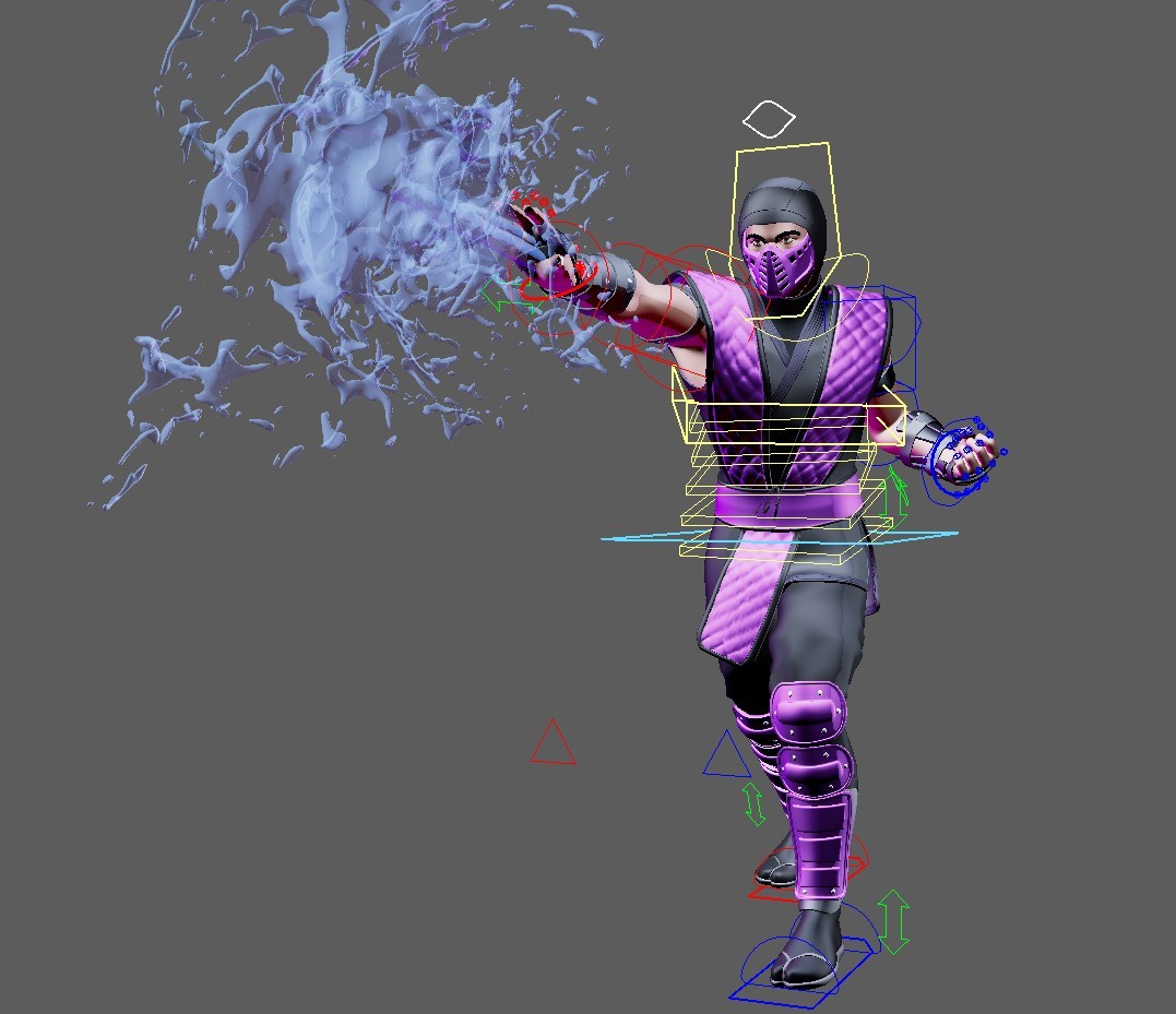 BUNDLE (Mortal Kombat Ninjas, Rain/Tremor/Chameleon) Maya Rigs - Image 31