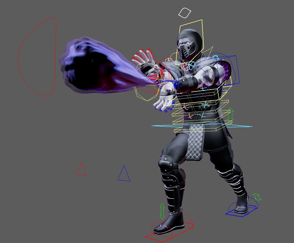 BUNDLE (Mortal Kombat Ninjas, Rain/Tremor/Chameleon) Maya Rigs - Image 5