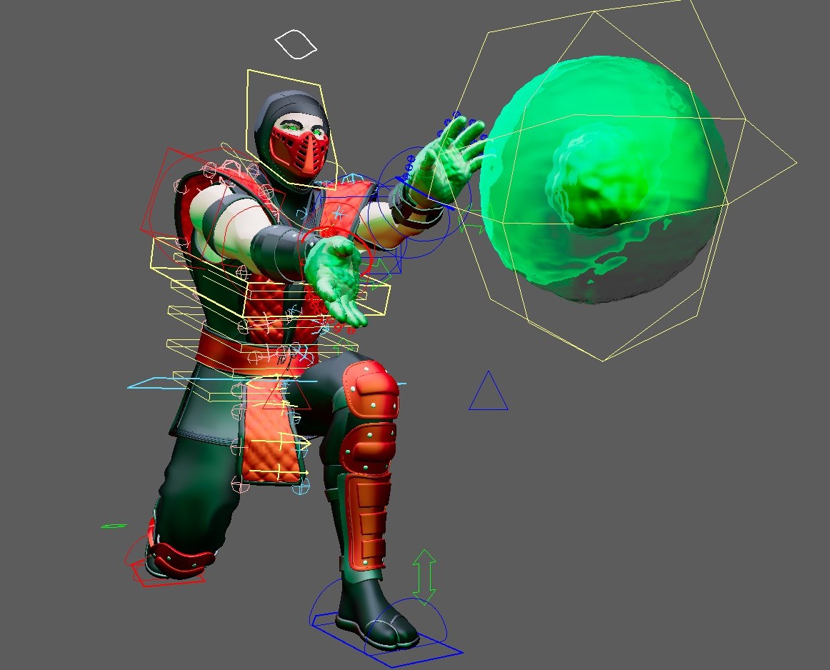 BUNDLE (Mortal Kombat Ninjas, Noob Saibot/Ermac/Smoke) Maya Rigs - Image 32