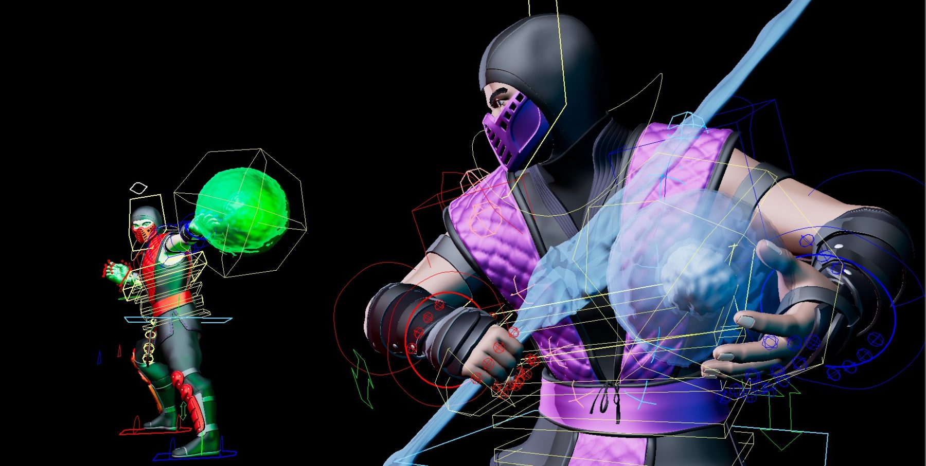BUNDLE (Mortal Kombat Ninjas) Maya Rigs - Image 27