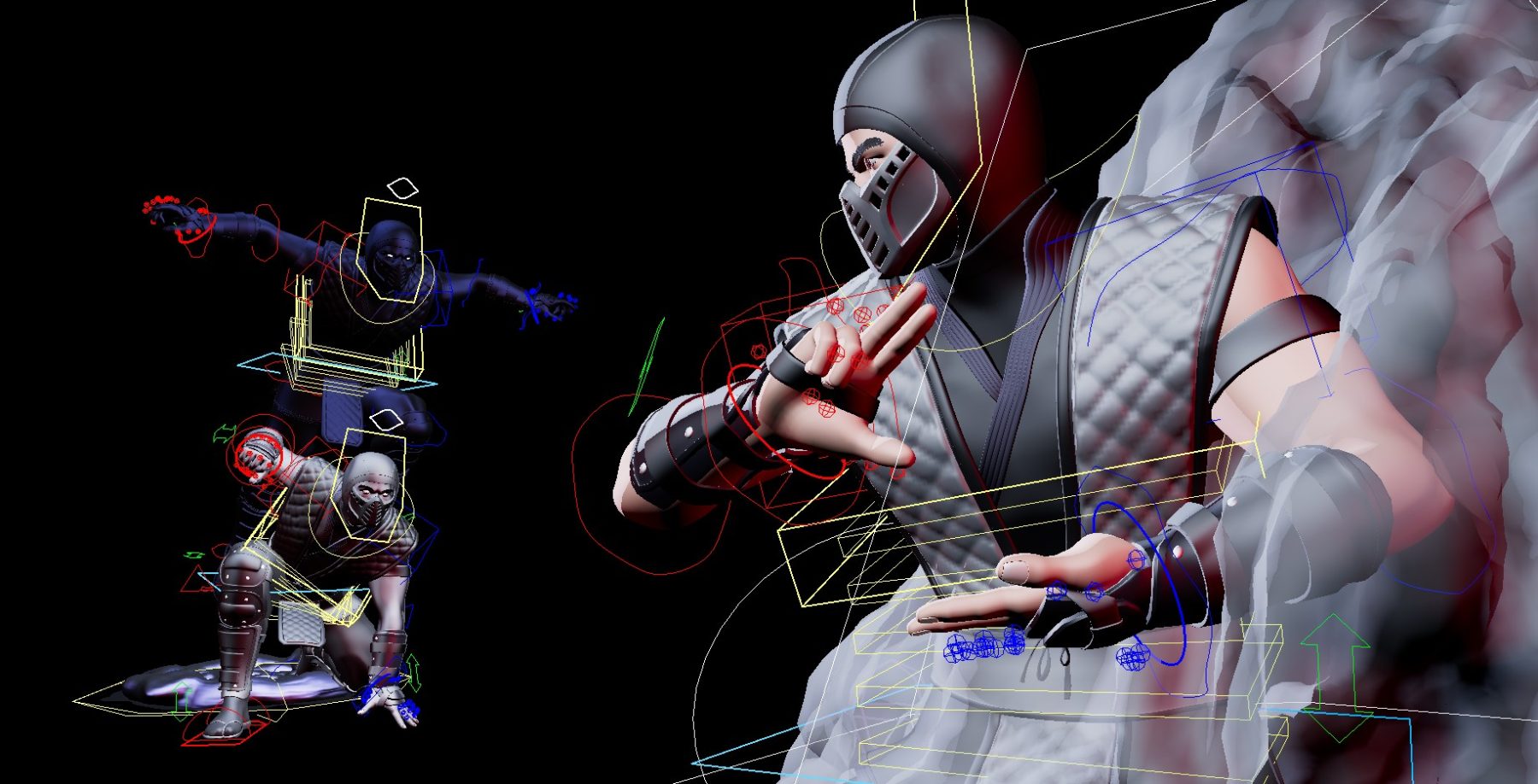 BUNDLE (Mortal Kombat Ninjas) Maya Rigs - Image 24