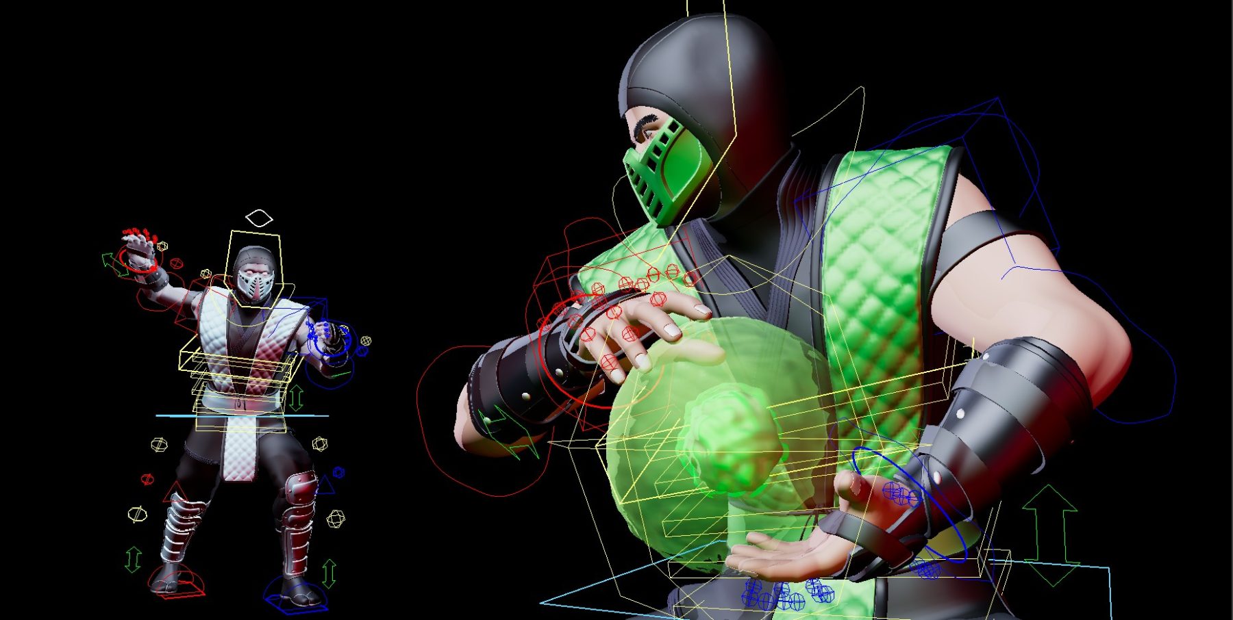 BUNDLE (Mortal Kombat Ninjas) Maya Rigs - Image 19