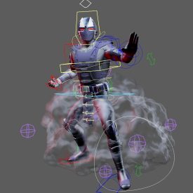 Cyber Smoke(Mortal Kombat) Maya Rig