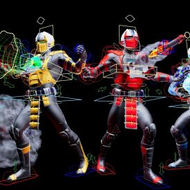 BUNDLE(Mortal Kombat Cyber Ninjas) (Cyrax, Sektor, Cyber Sub-Zero, Cyber Smoke) Maya Rigs
