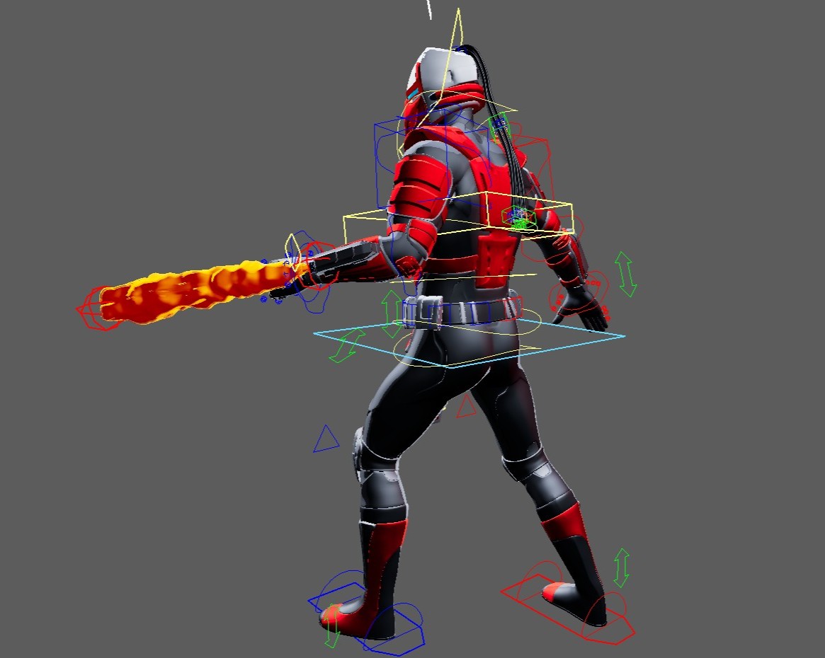 Sektor (Mortal Kombat) Maya Rig - Image 3