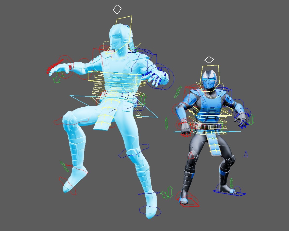Cyber Sub-Zero (Mortal Kombat) Maya Rig - Image 6