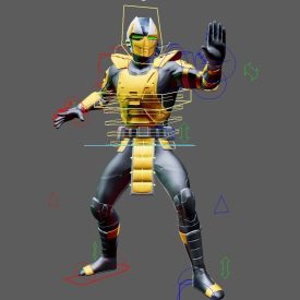 Cyrax (Mortal Kombat) Maya Rig