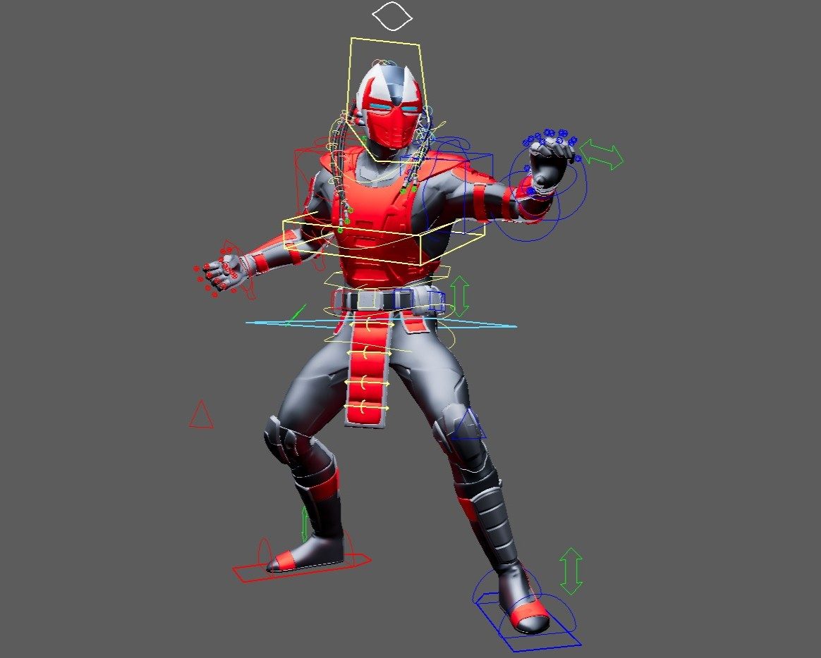 Sektor (Mortal Kombat) Maya Rig - Image 2