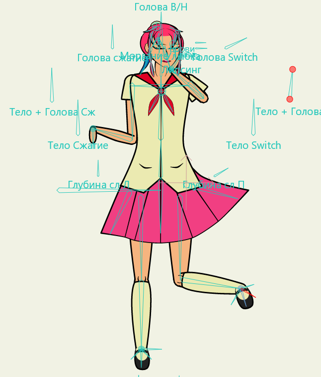 Moho Rig Deviantart Girl moho rig - AnimProps