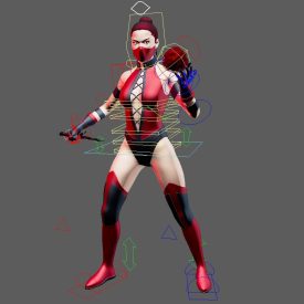 Skarlet (Mortal Kombat) Maya Rig