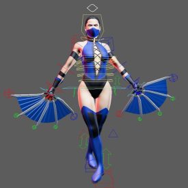 Kitana (Mortal Kombat) Maya Rig
