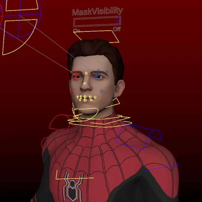 Spice Man Rigs Spiderman & Peter Parker | Maya Rig - AnimProps