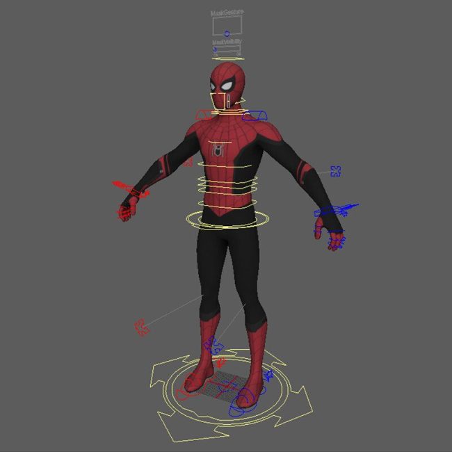Maya Spider Man Rig Spiderman & Peter Parker | Maya Rig - AnimProps