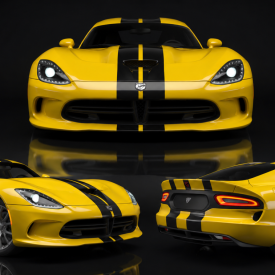 Dodge Viper SRT 3D Model