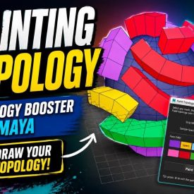 Paint Topology Tool For Maya