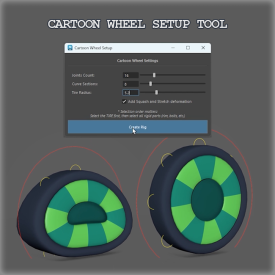 Cartoon wheel Setup Tool