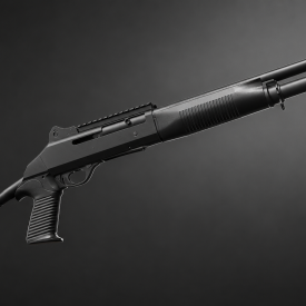 Benelli M1014 Fixed Pistol 3D Model – Detailed Tactical Shotgun Asset