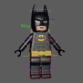 Lego Batman Rig (Animated)