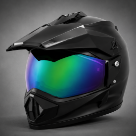 TerraGuard Off-Road Motocross Helmet 3D Model