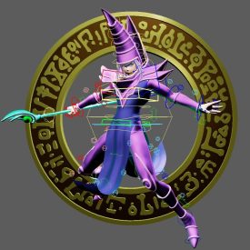 Dark Magician (Yu-Gi-Oh!) Maya Rig