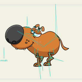 Dog 2D rig