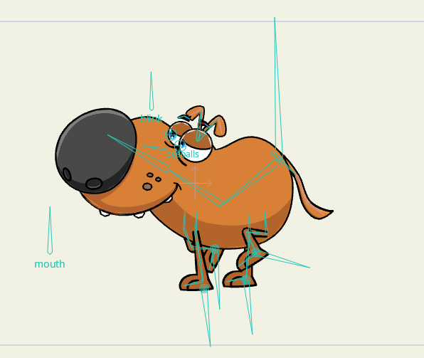 9 animals rig 2d moho