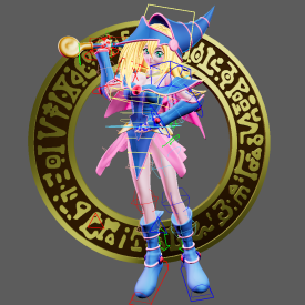Dark Magician Girl (Yu-Gi-Oh!) Maya Rig