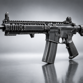 SR-16 Assault Rifle 3D Model