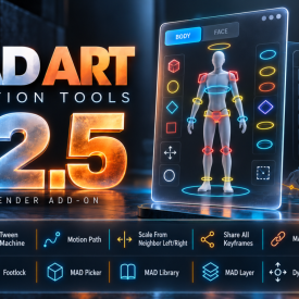 mad art tools (blender addon for animators)