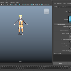 Naruto 3d model for maya