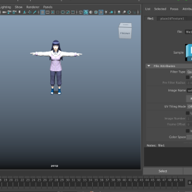 3d model for maya Hinata